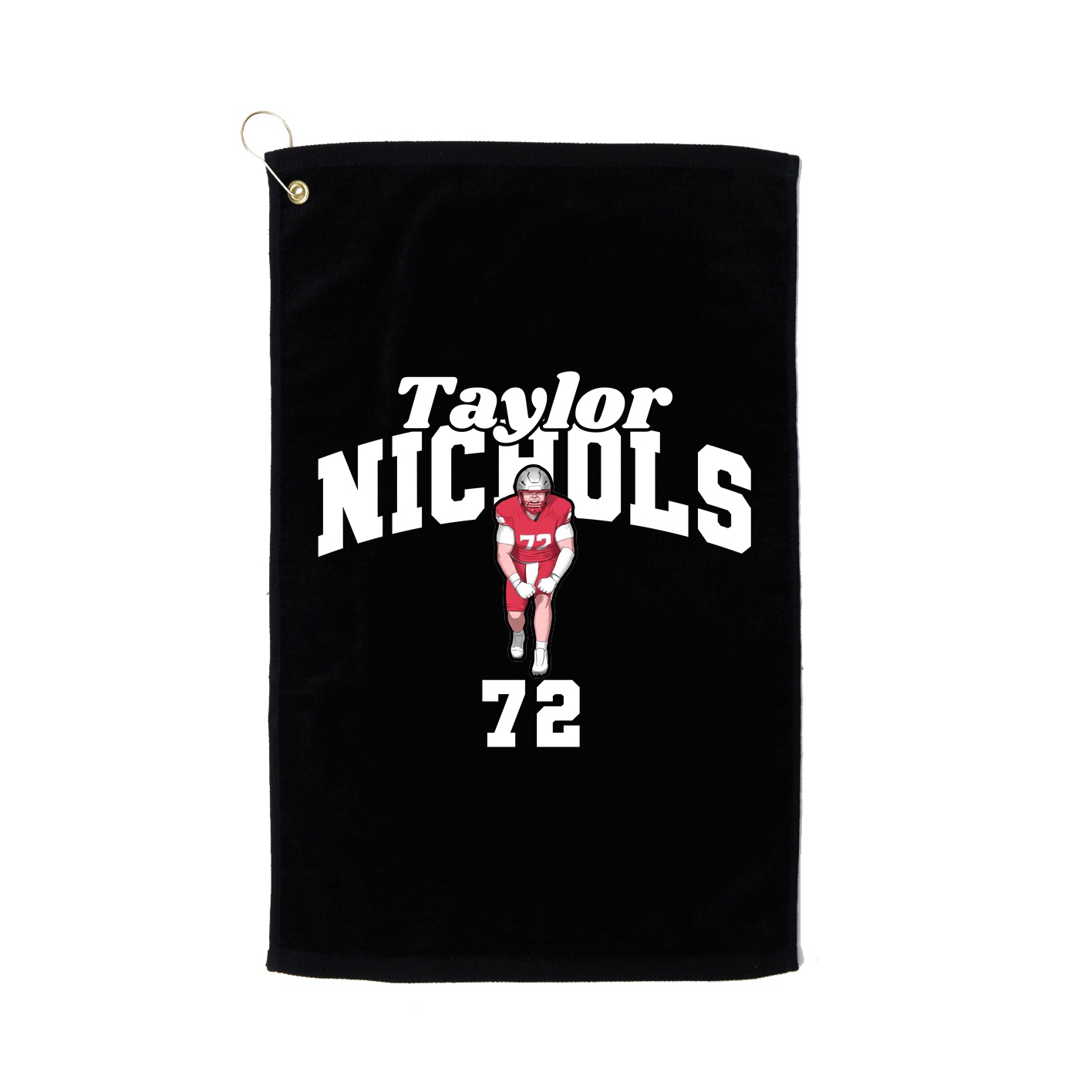 Golf Towel — Signature Arch in Black