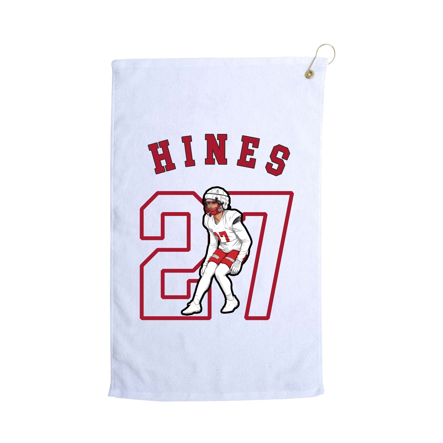 Golf Towel — Shirsey Arch in White