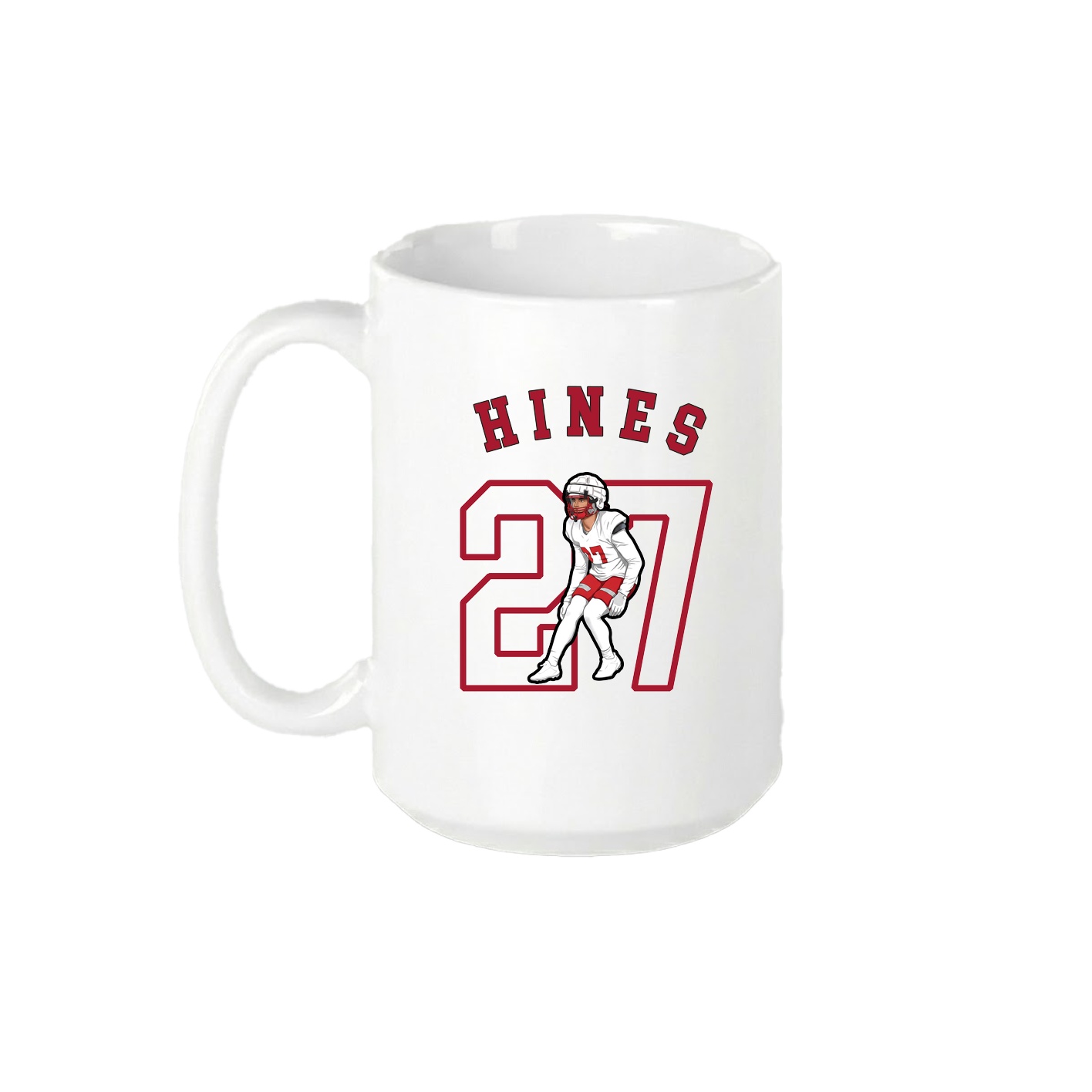 15oz Coffee Mug — Shirsey Arch in White