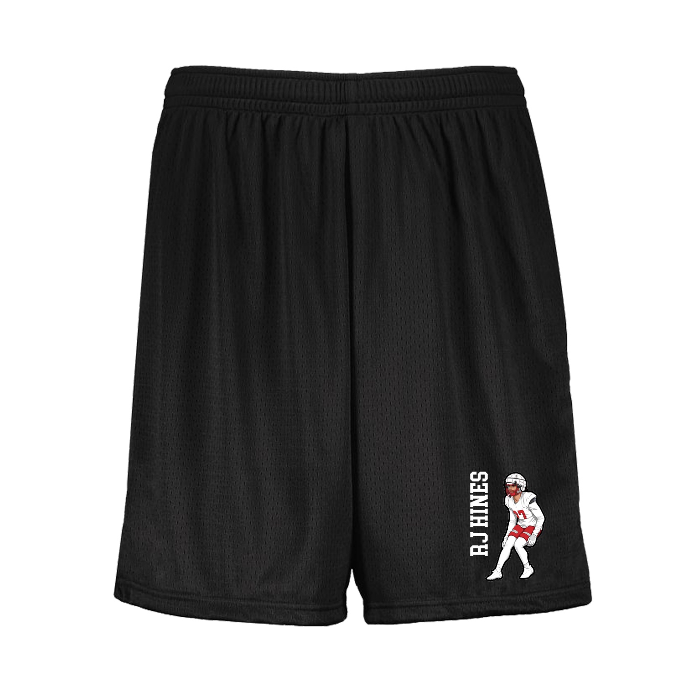Shorts — Name Vertical in Black