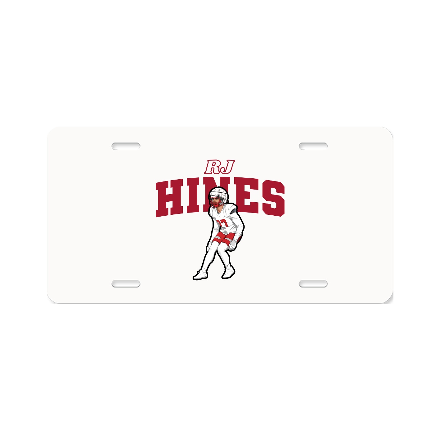 License Plate — Name Arch in Classic