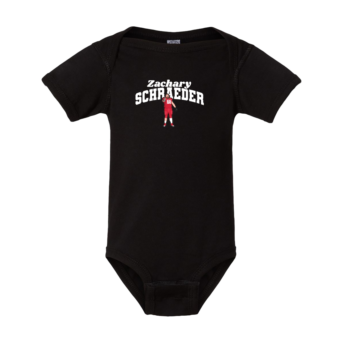 Baby Onesie — Signature Arch in Black