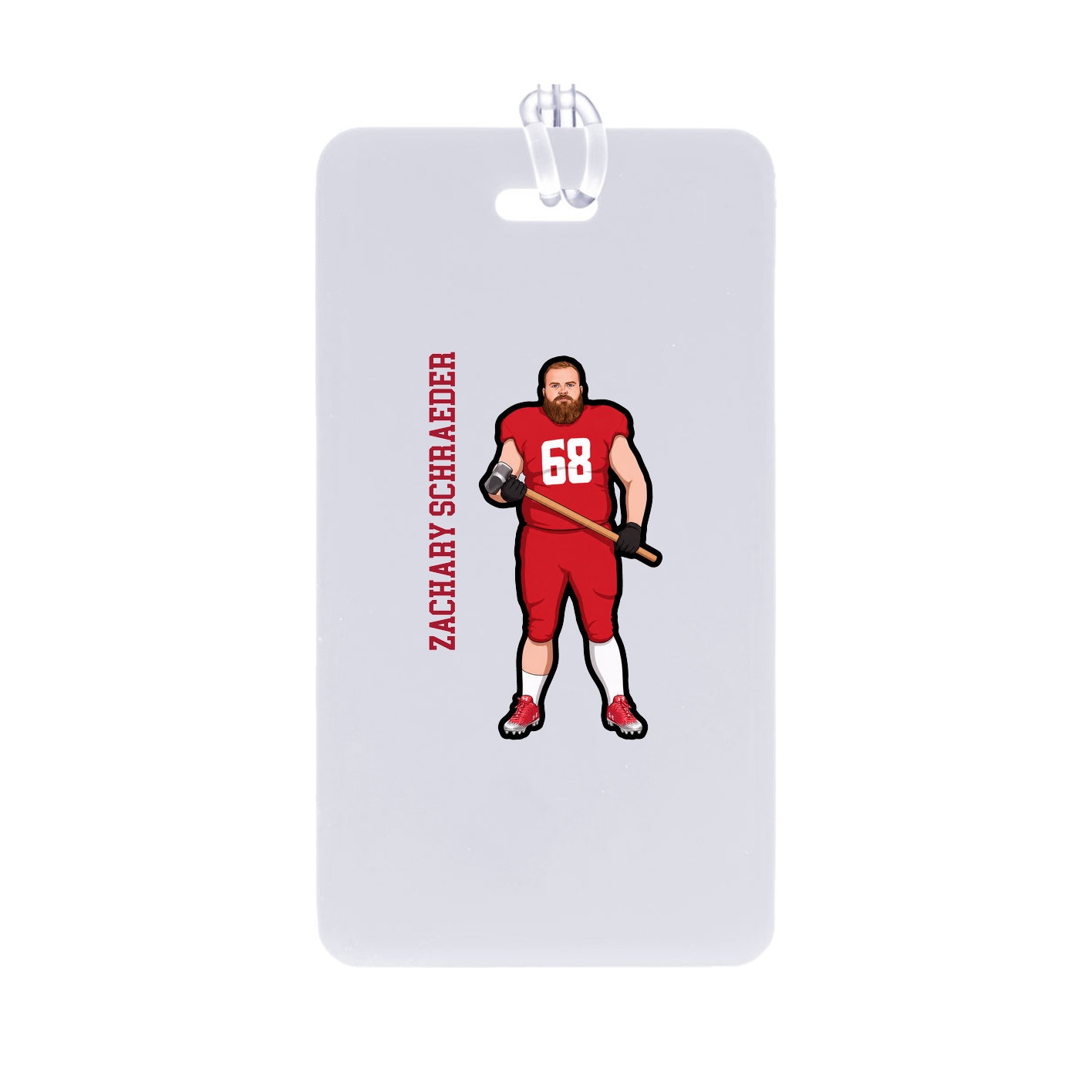 Bag Tag — Name Vertical in Classic