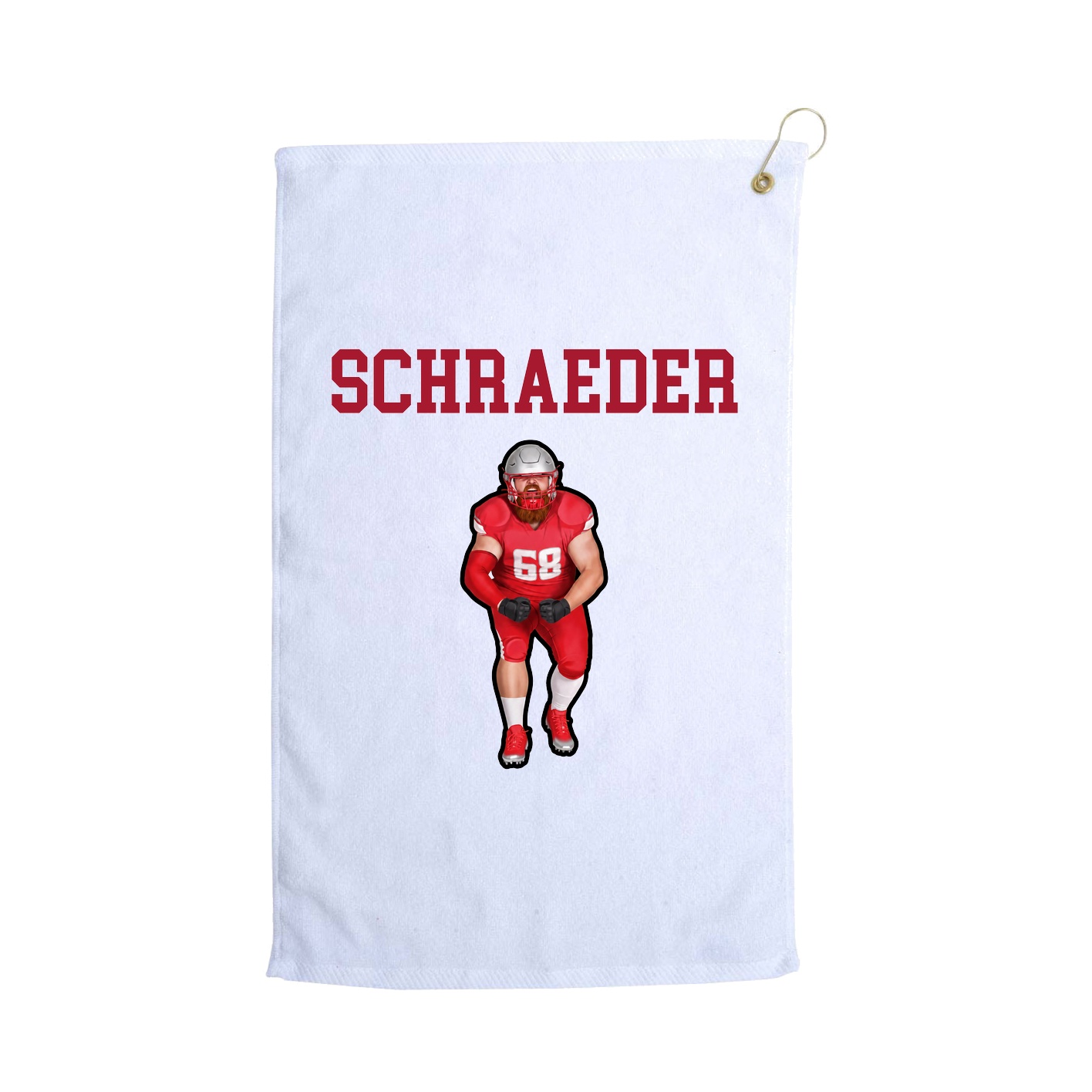 Golf Towel — Shirsey in White