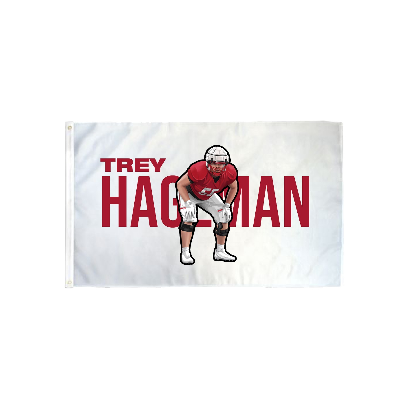3x5 Flag — Player Name in Classic