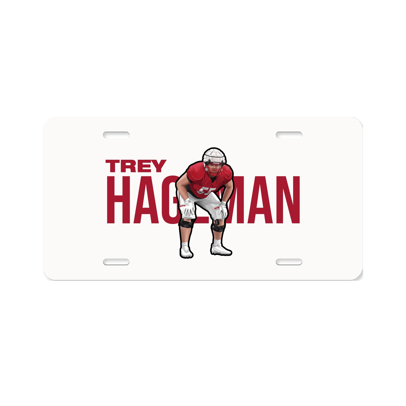 License Plate — Player Name in Classic