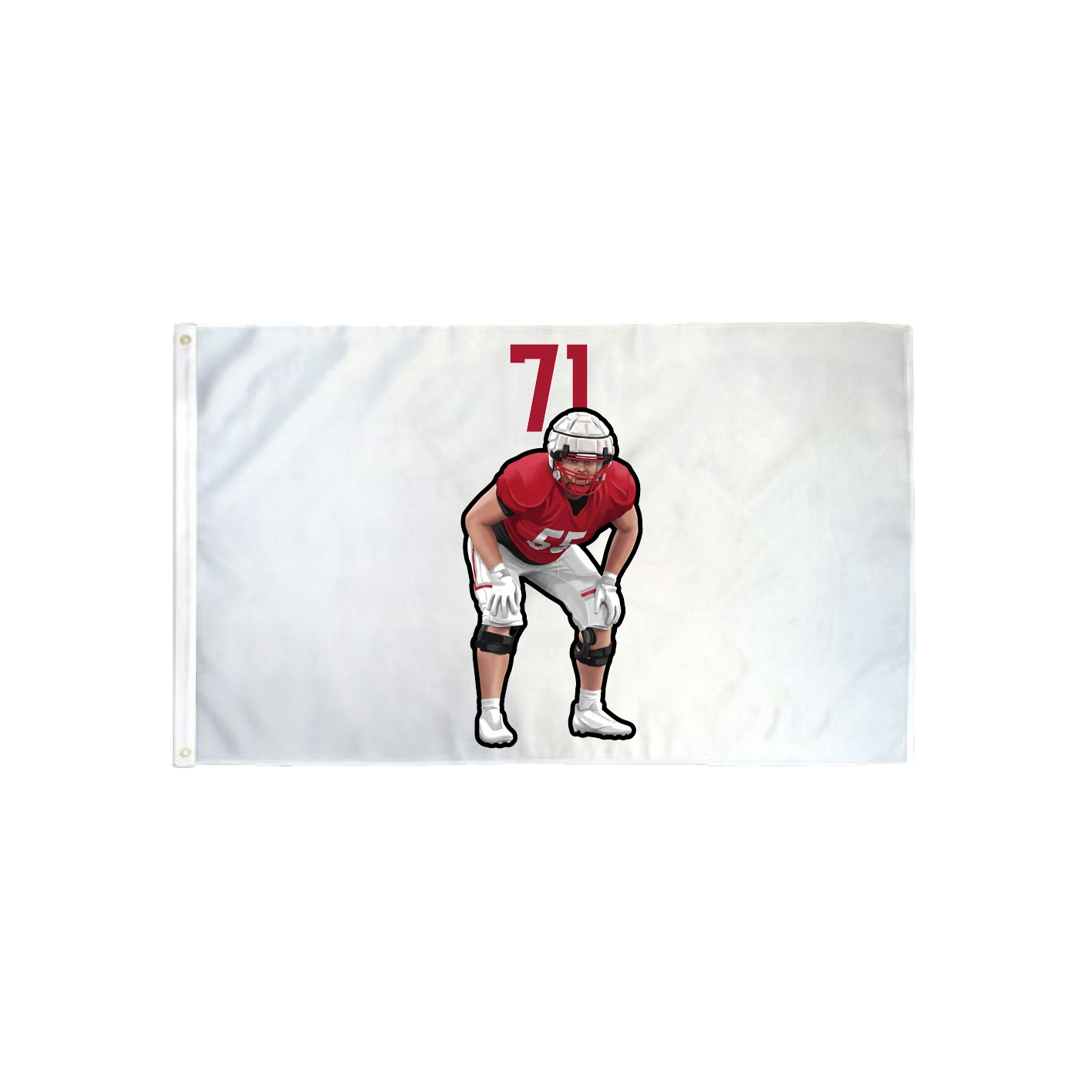 3x5 Flag — Number Top in Classic