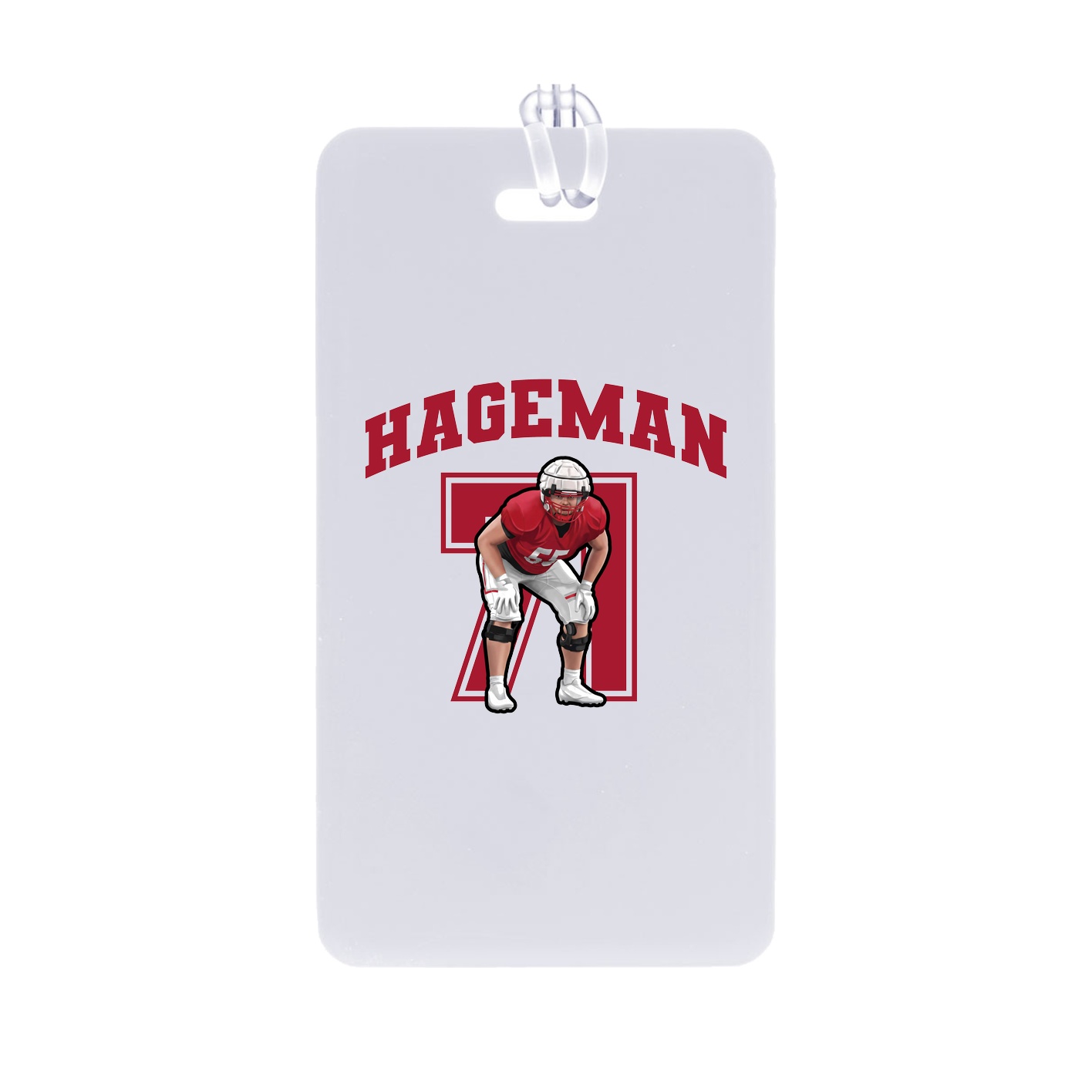 Bag Tag — Number in Classic