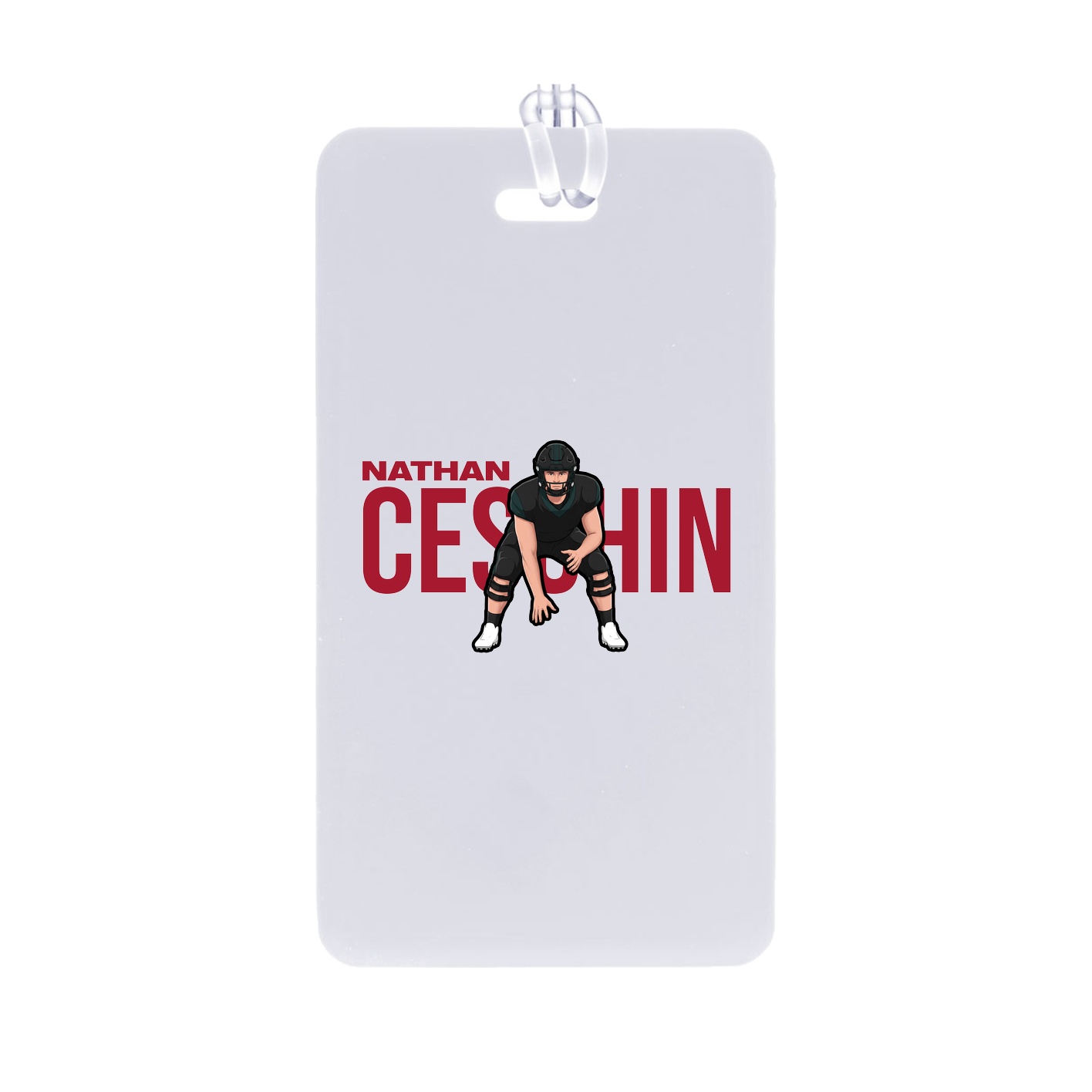 Bag Tag — Player Name in Classic