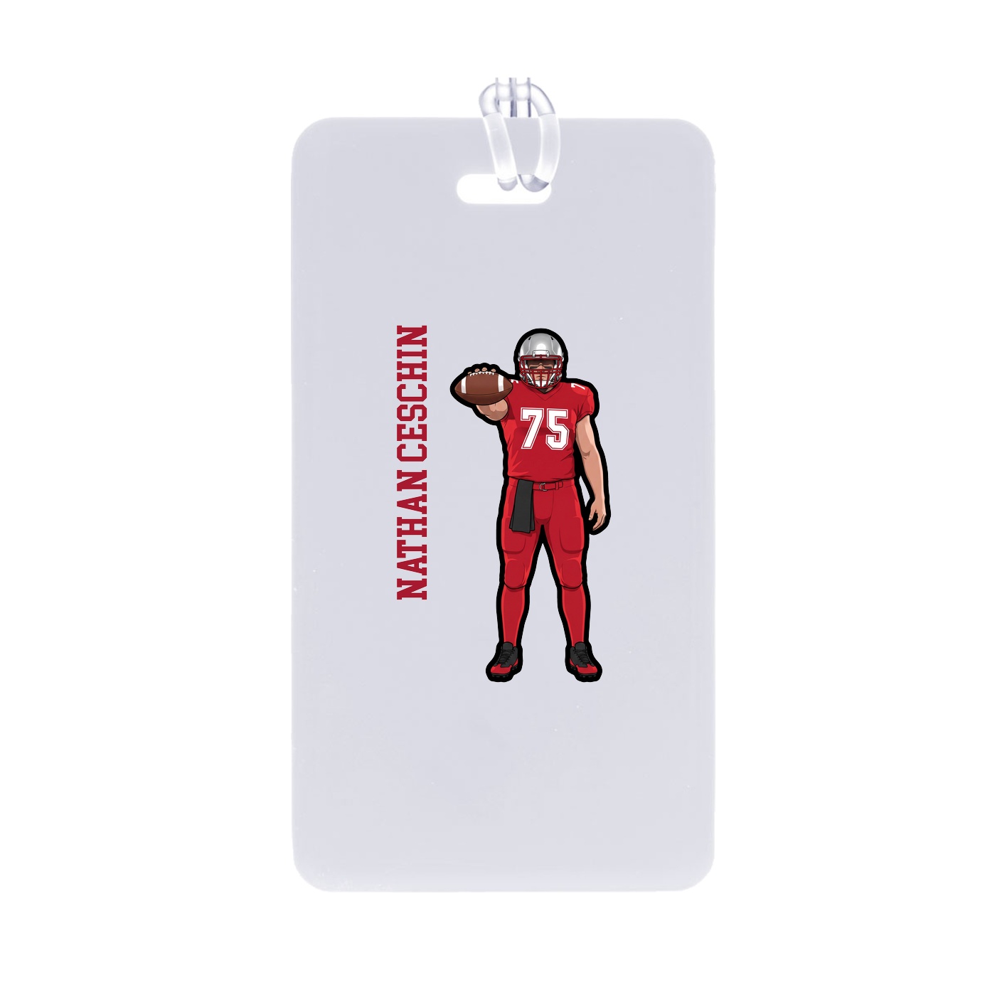 Bag Tag — Name Vertical in Classic