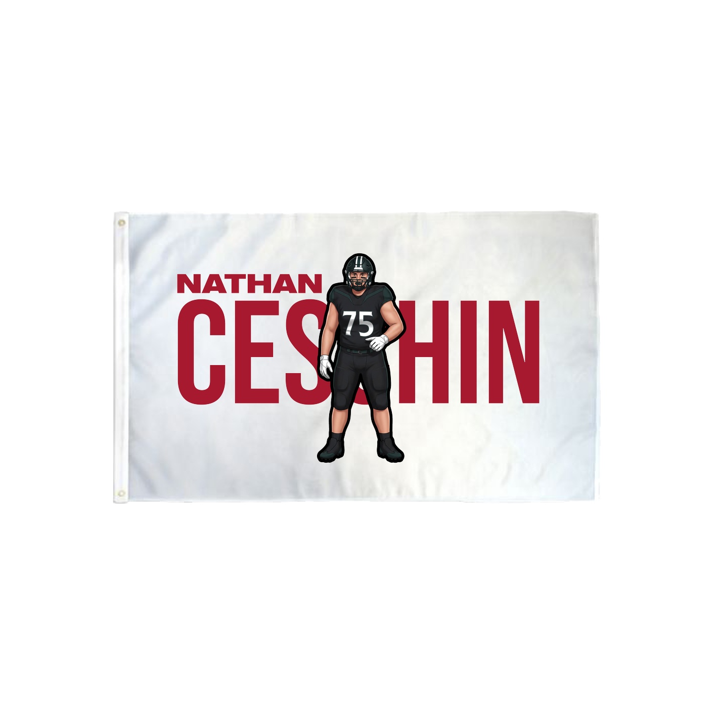 3x5 Flag — Player Name in Classic