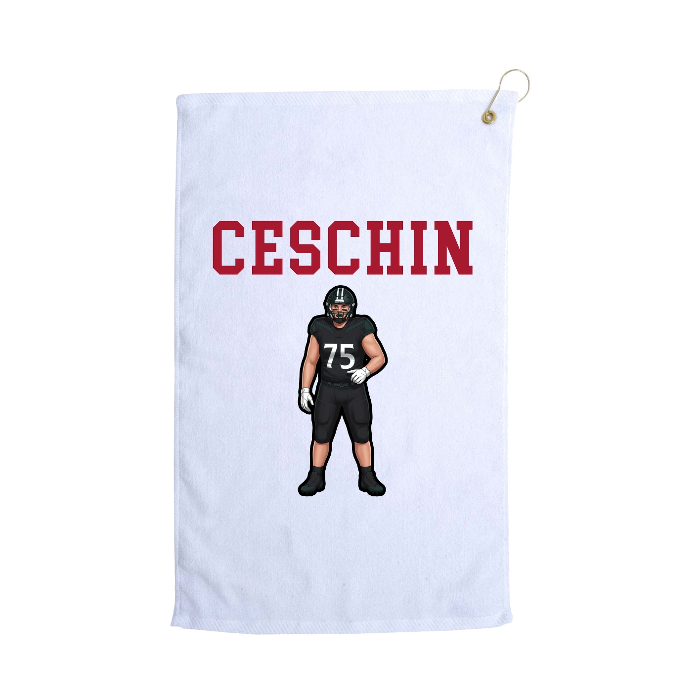 Golf Towel — Shirsey in White