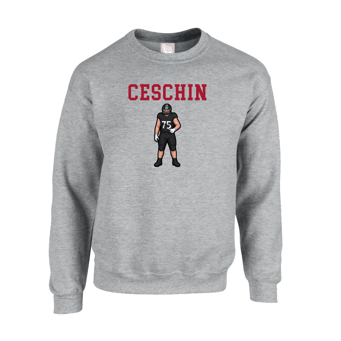 Fleece Crew — Shirsey in Grey
