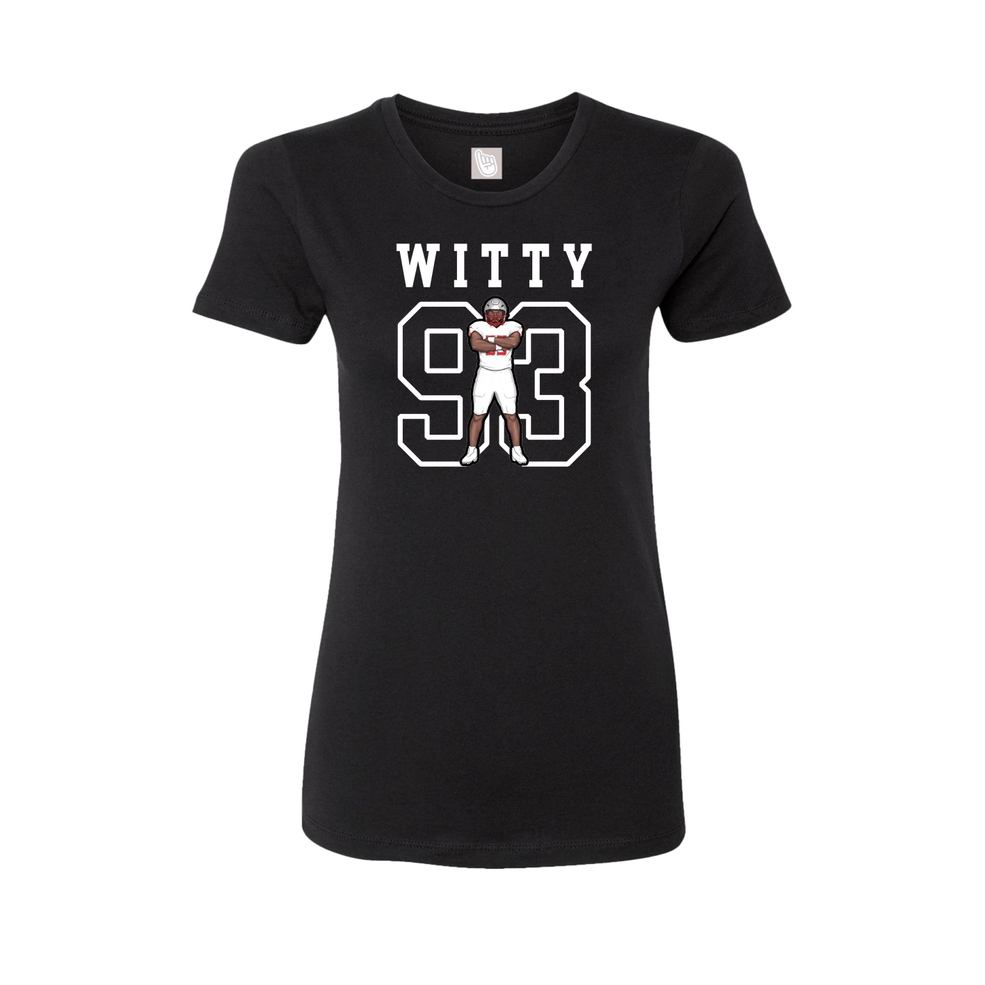 Fitted Women's Tee — Shirsey in Black
