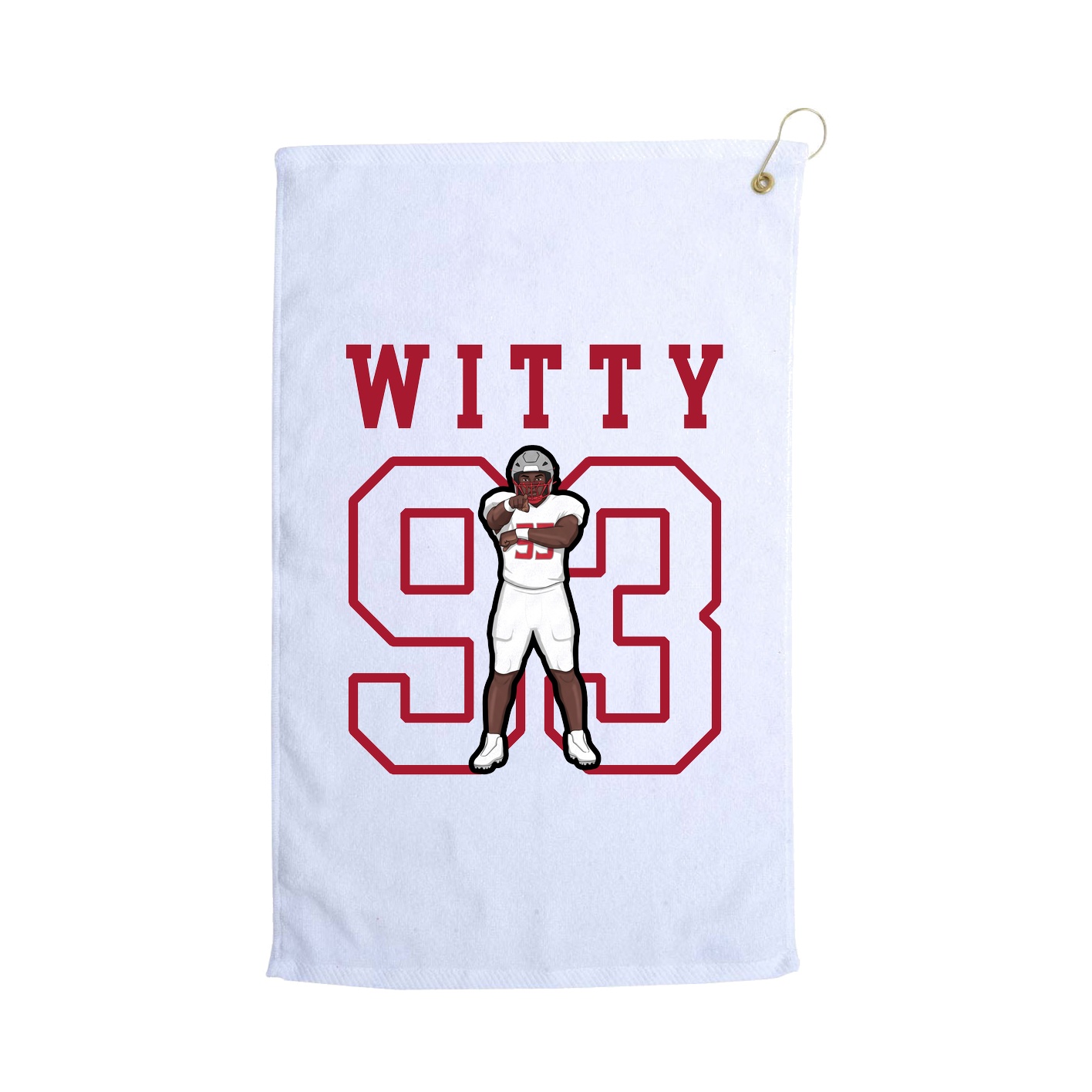 Golf Towel — Shirsey in White
