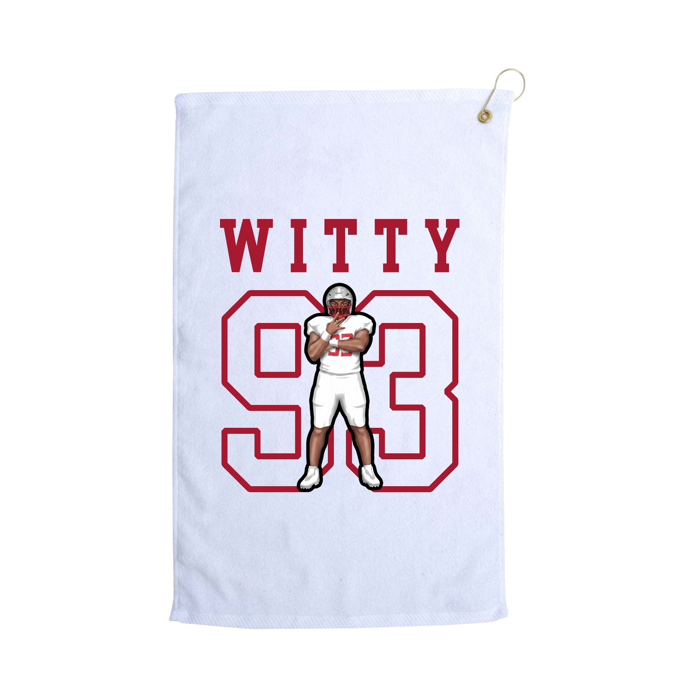 Golf Towel — Shirsey in White