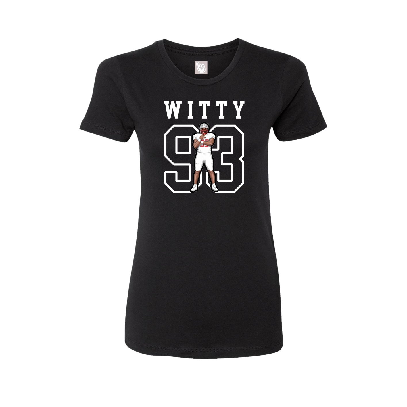 Fitted Women's Tee — Shirsey in Black