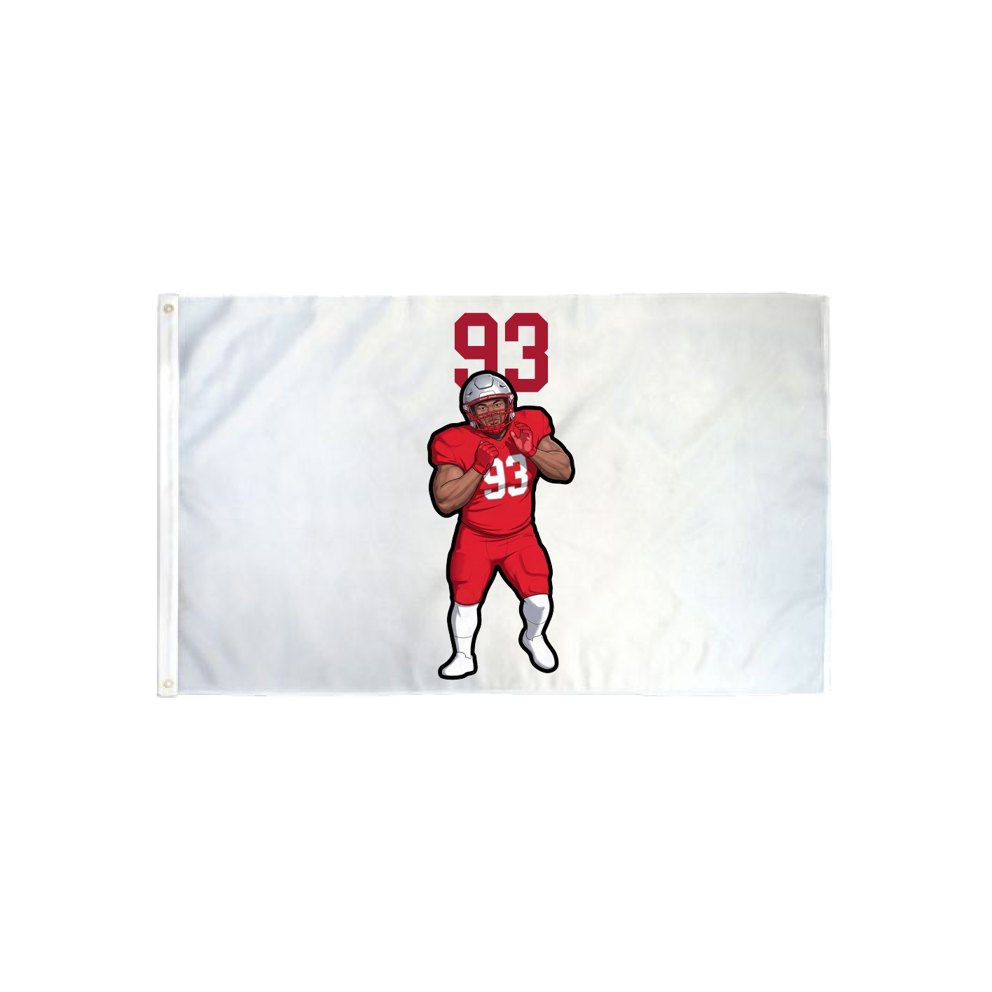 3x5 Flag — Number Top in Classic