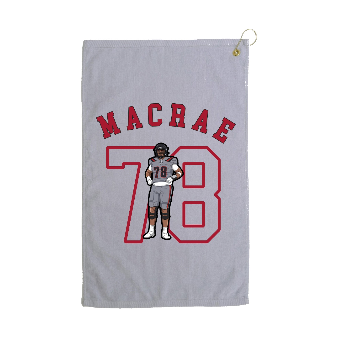 Golf Towel — Shirsey Arch in Grey