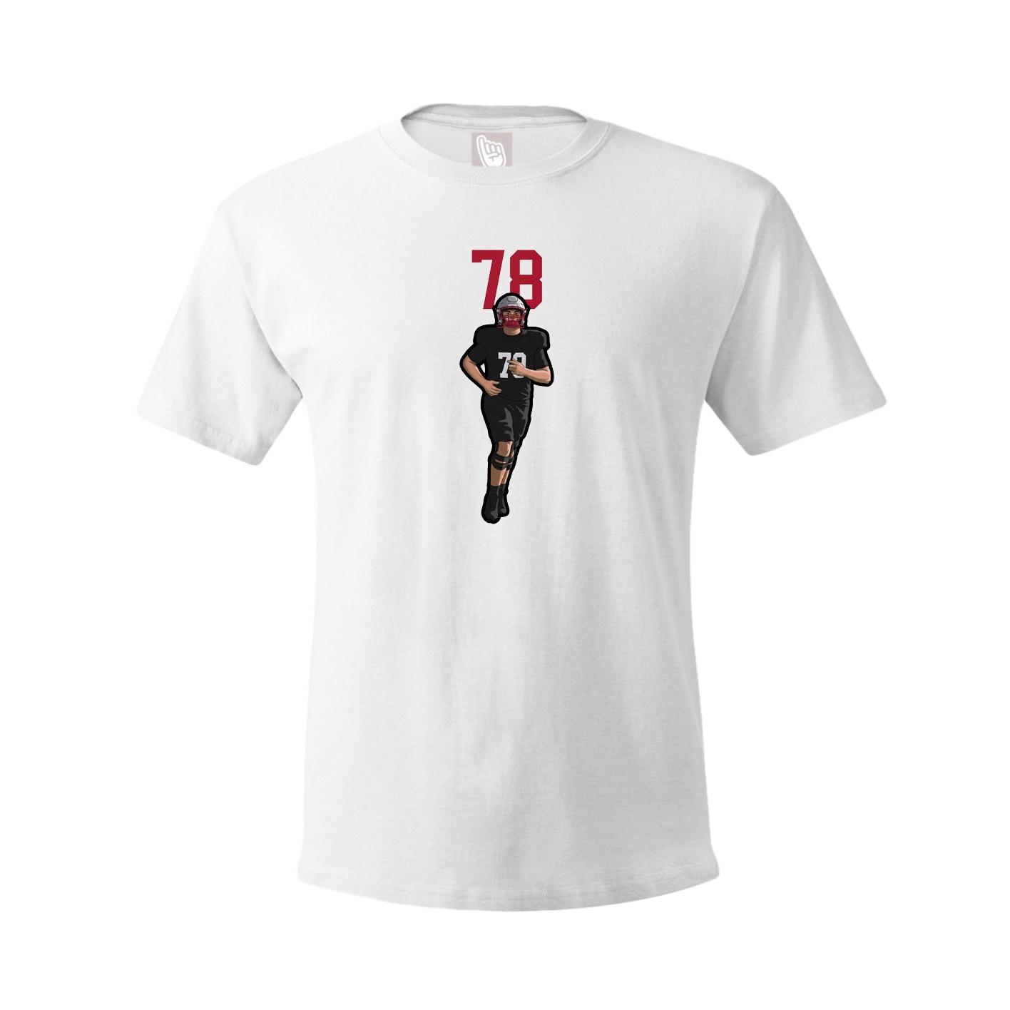 Tee — Number Top in White
