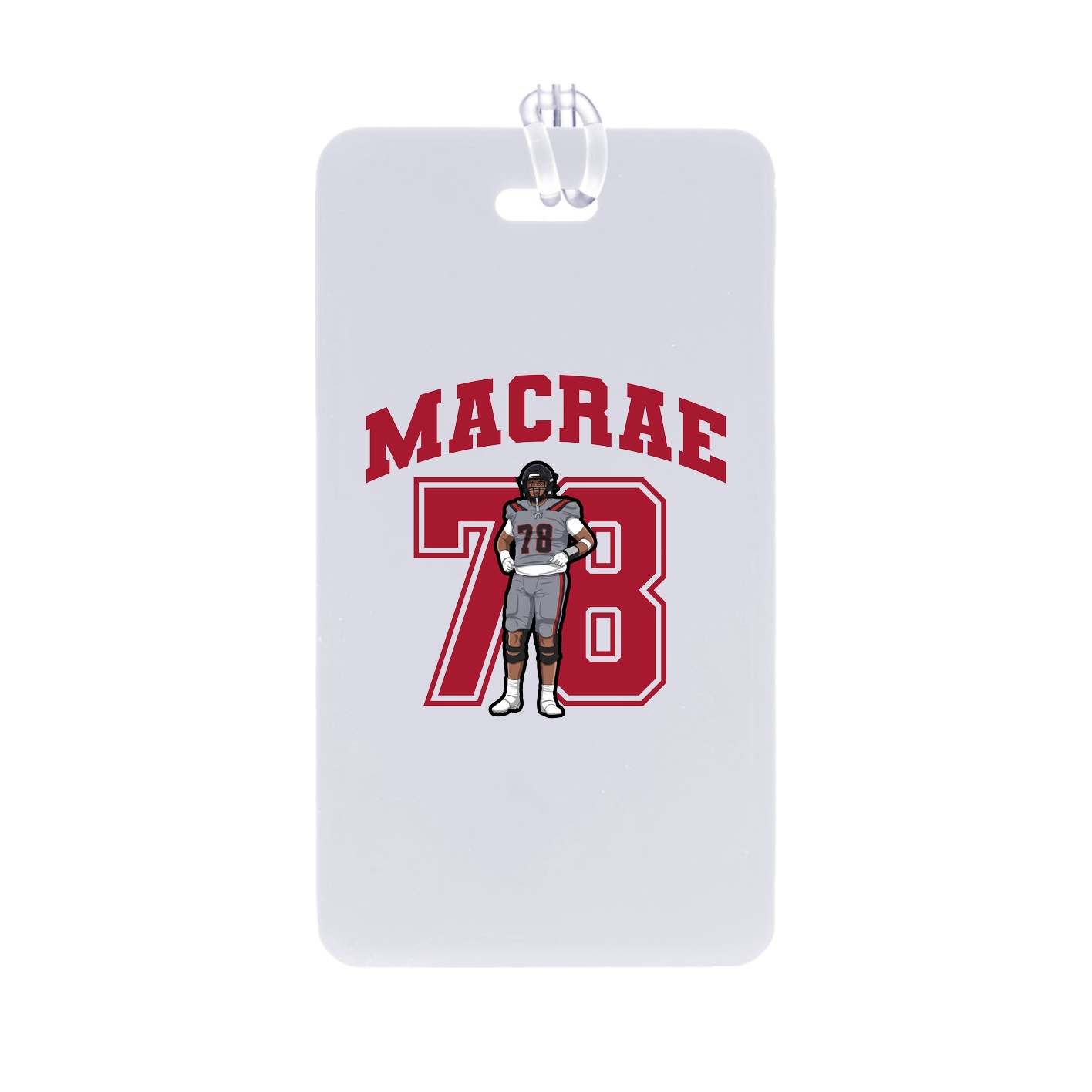 Bag Tag — Number in Classic