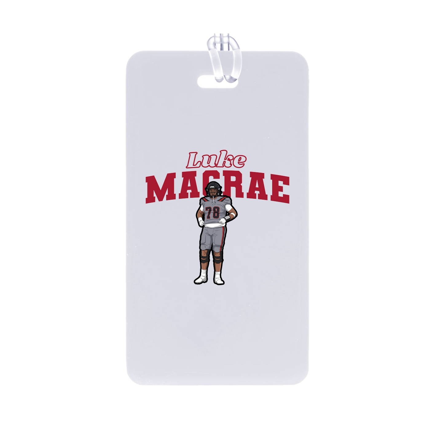 Bag Tag — Name Arch in Classic