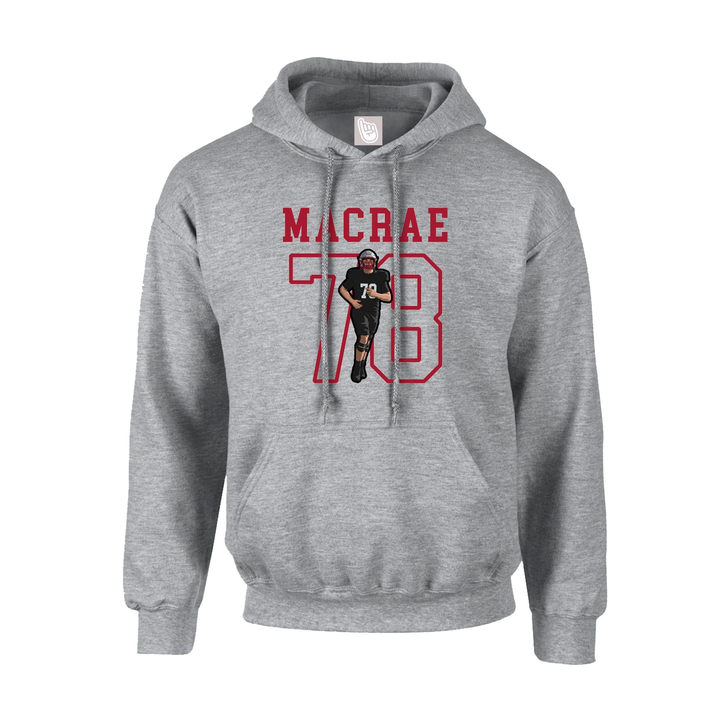 Hoodie — Shirsey in Grey