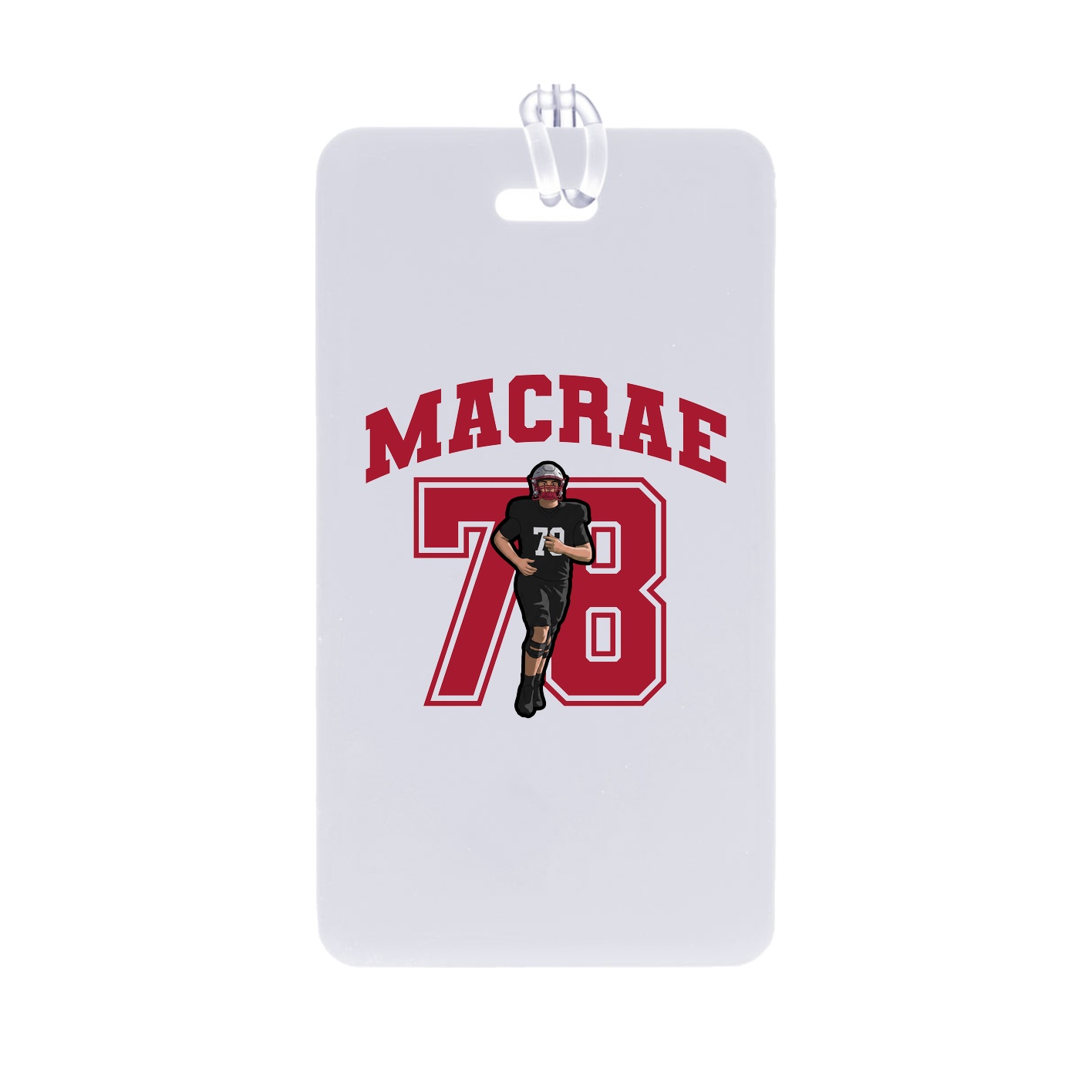 Bag Tag — Number in Classic