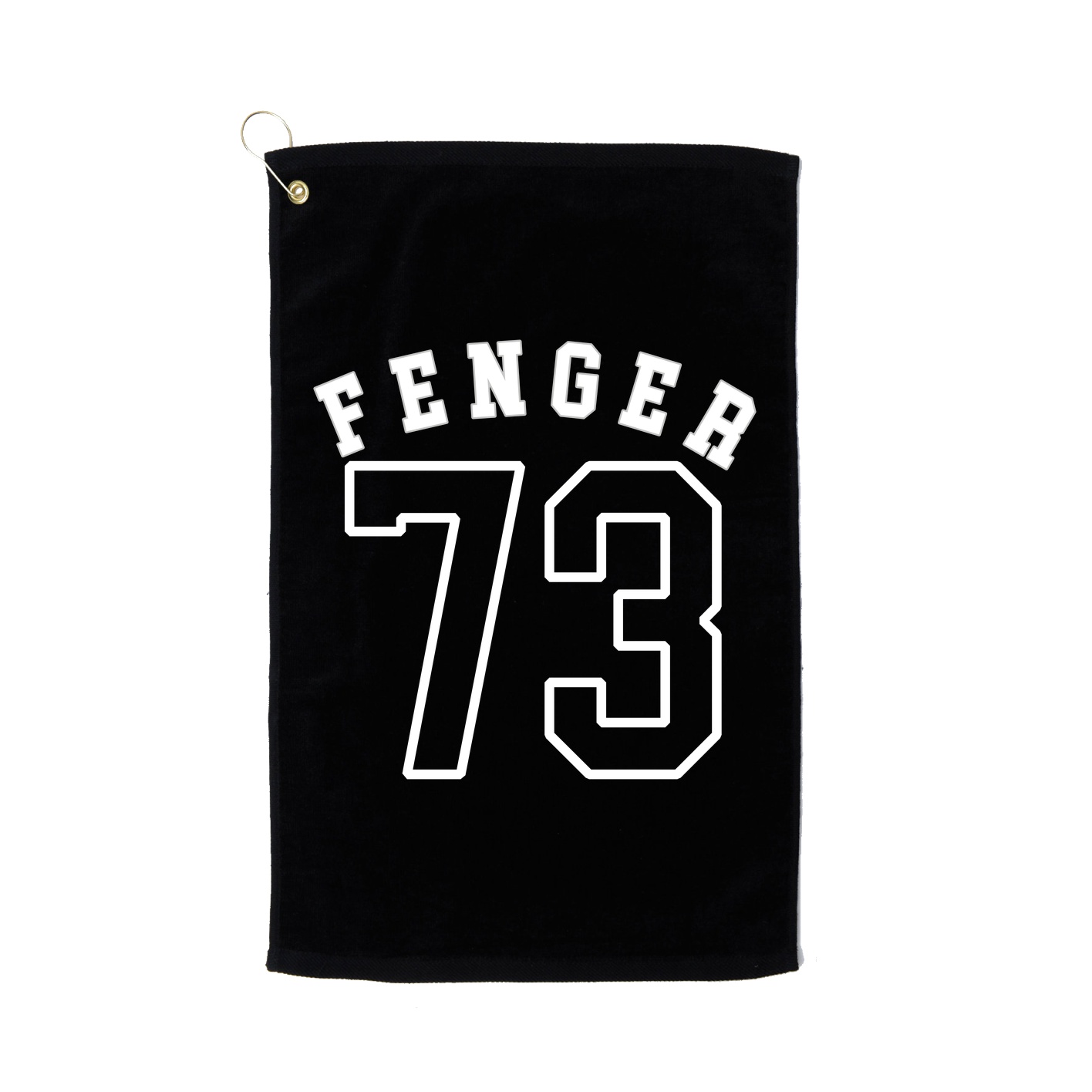 Golf Towel — Shirsey Arch in Black