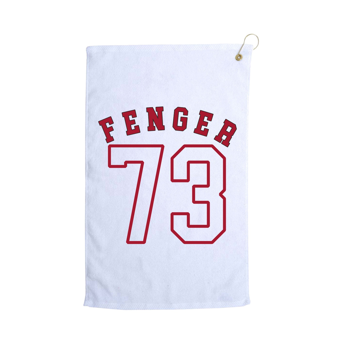 Golf Towel — Shirsey Arch in White