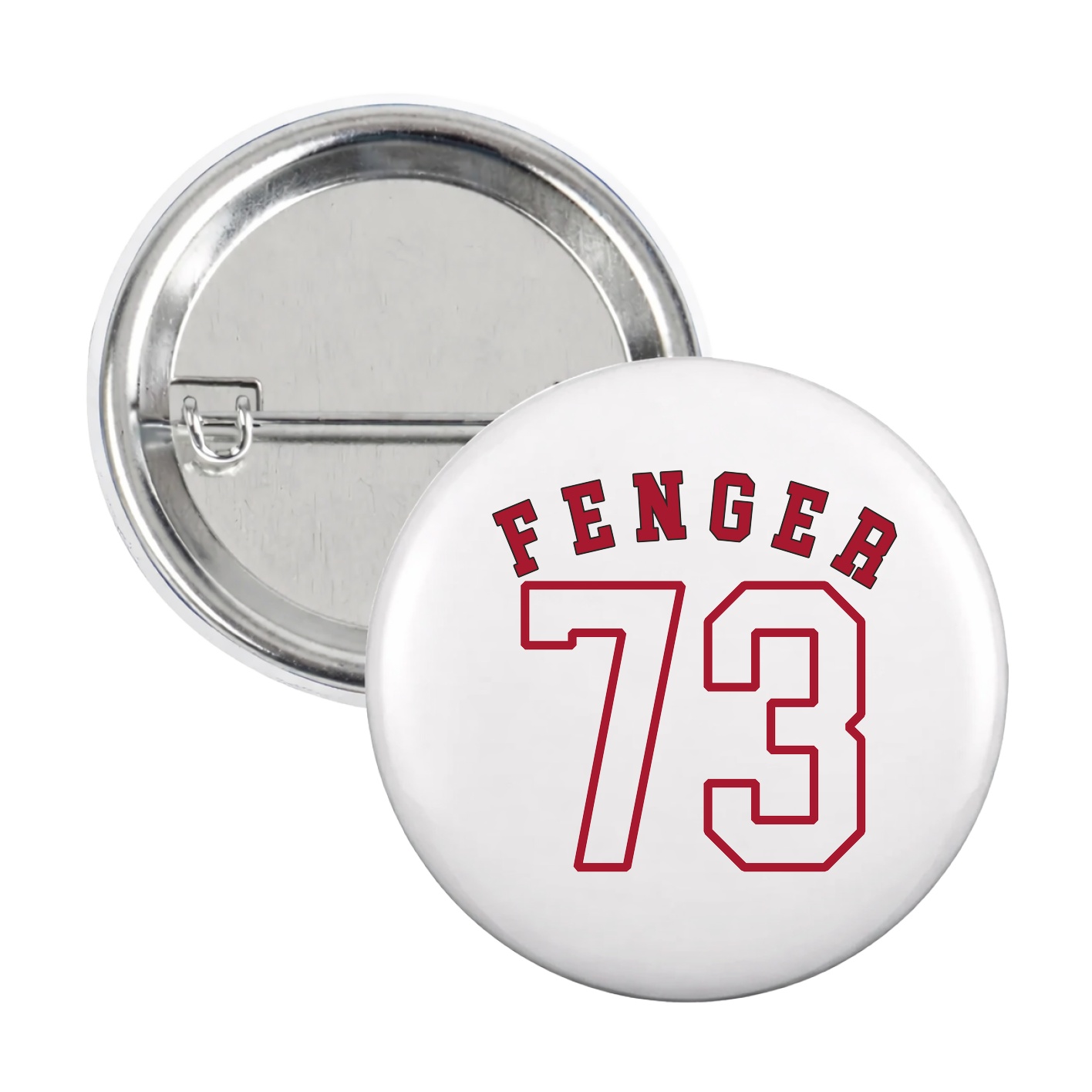 Game Day Button — Shirsey Arch in White