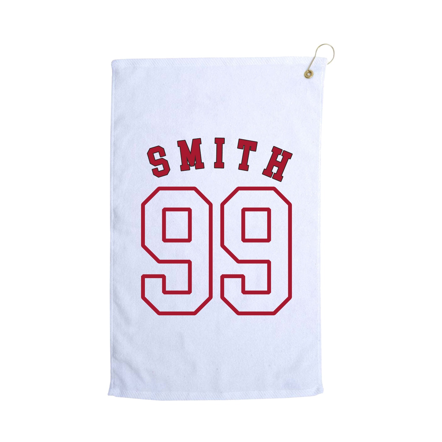 Golf Towel — Shirsey Arch in White
