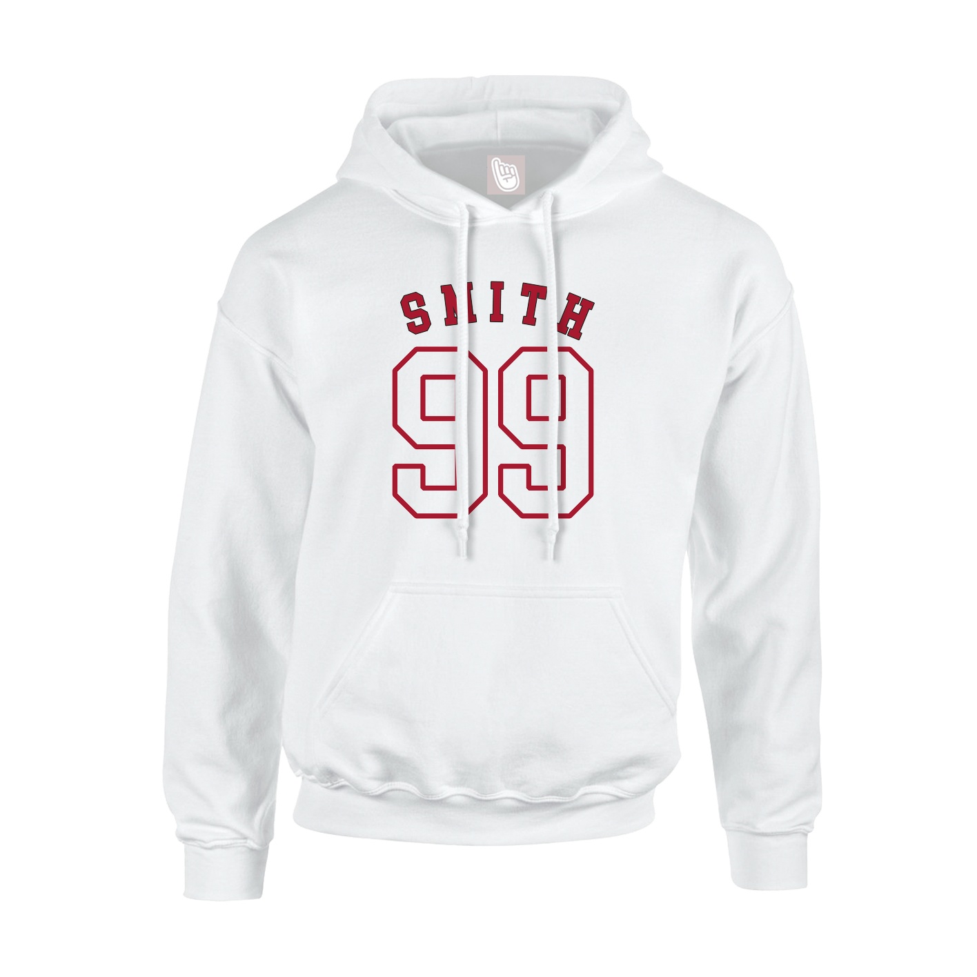 Hoodie — Shirsey Arch in White