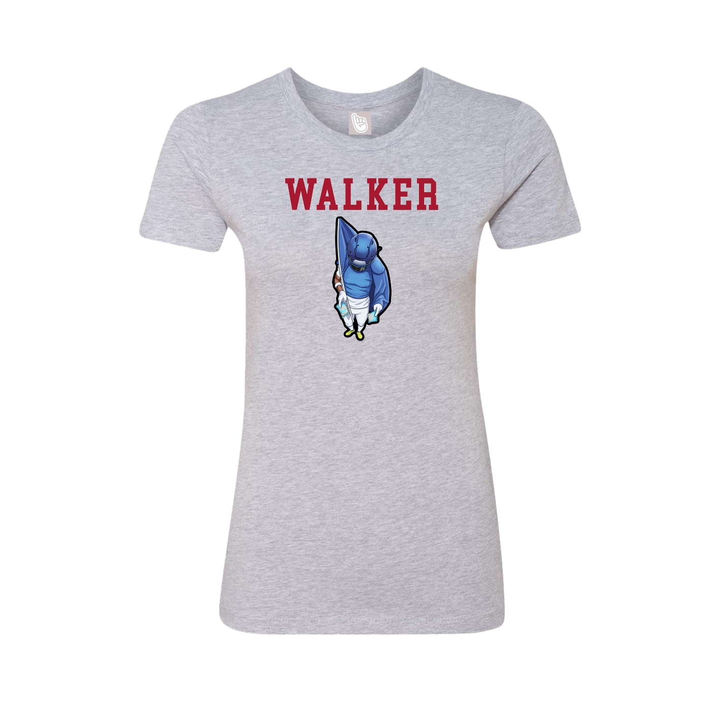 Fitted Women's Tee — Shirsey in Grey