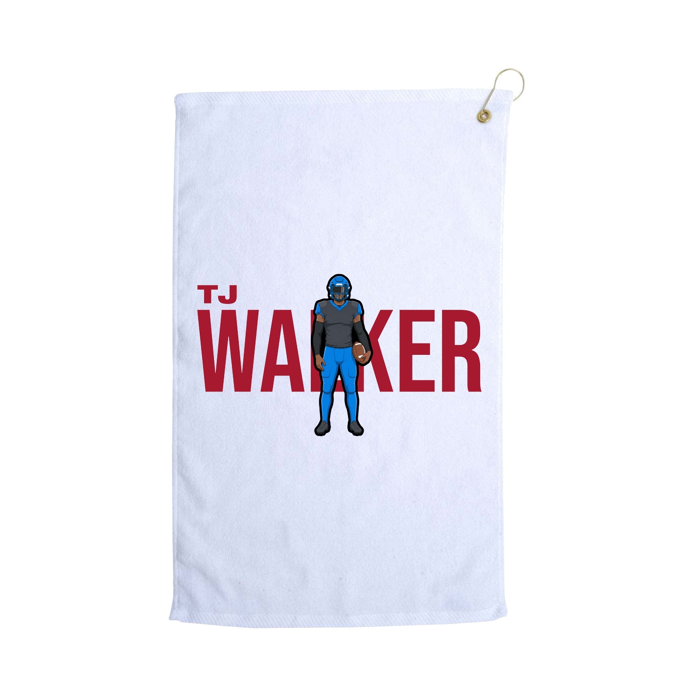 Golf Towel — Player Name in White