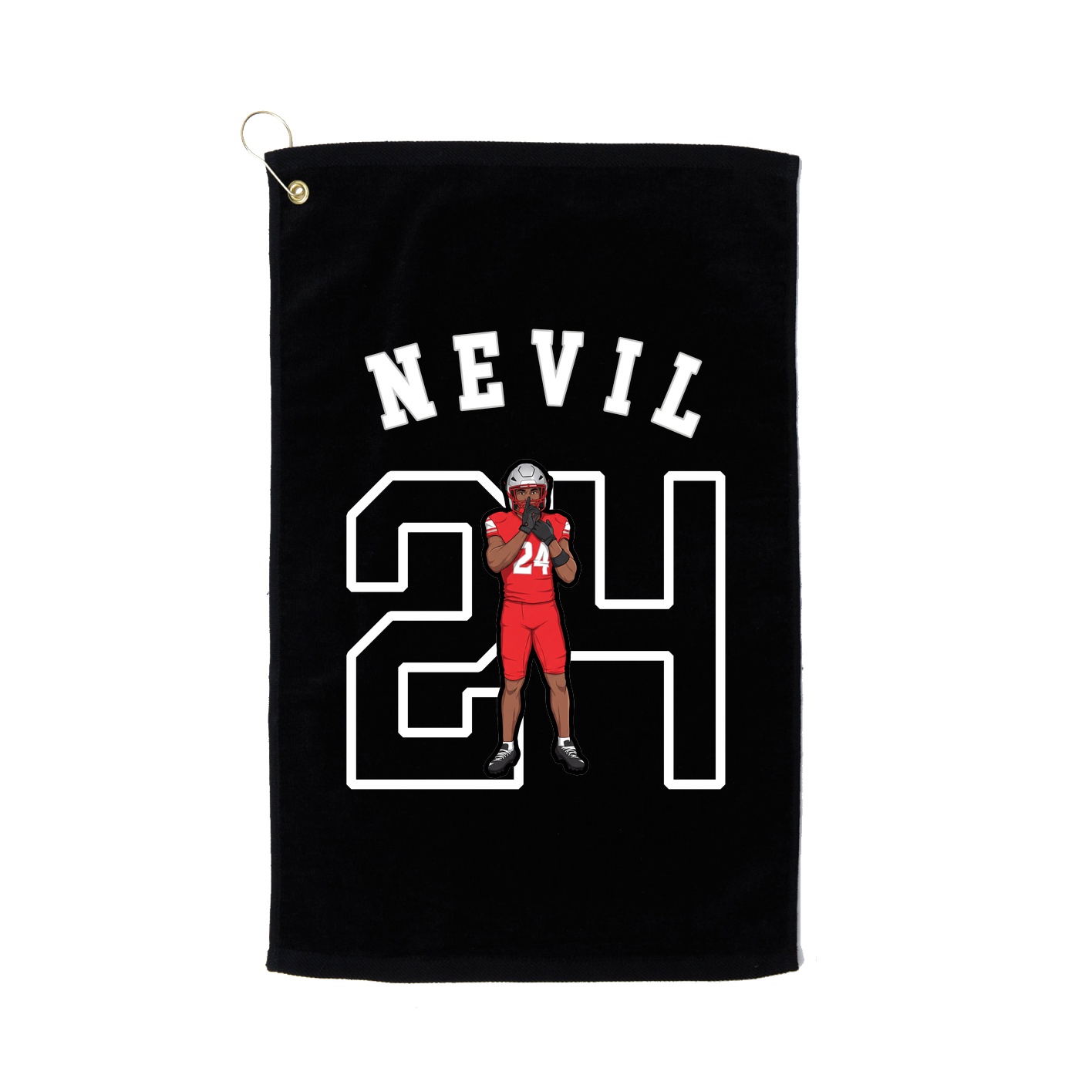 Golf Towel — Shirsey Arch in Black