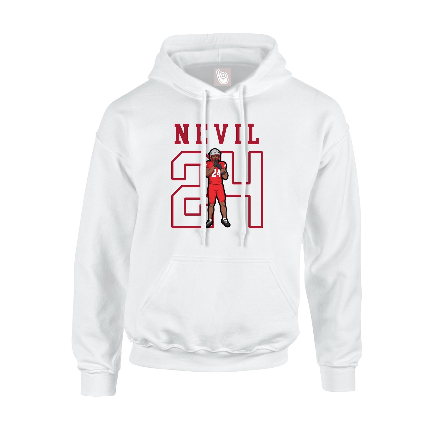 Youth Hoodie — Shirsey in White