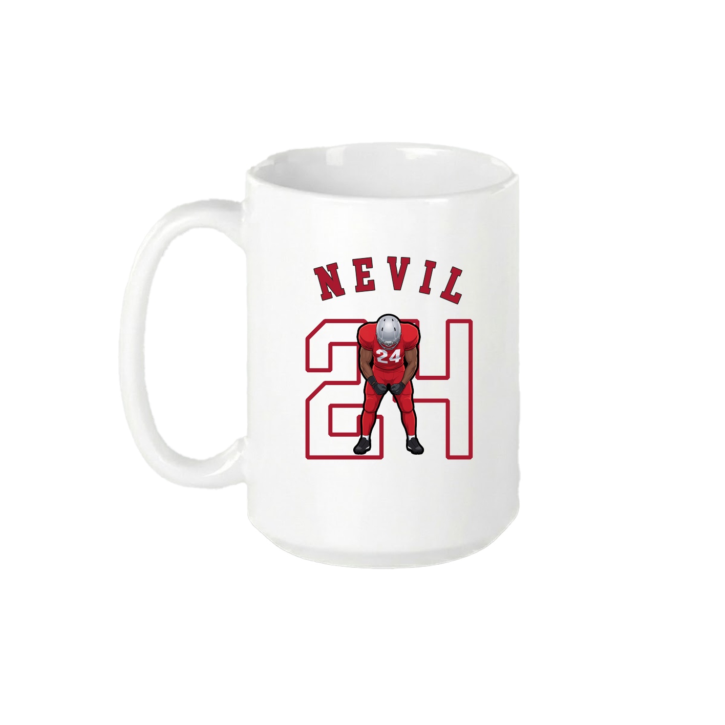 15oz Coffee Mug — Shirsey Arch in White