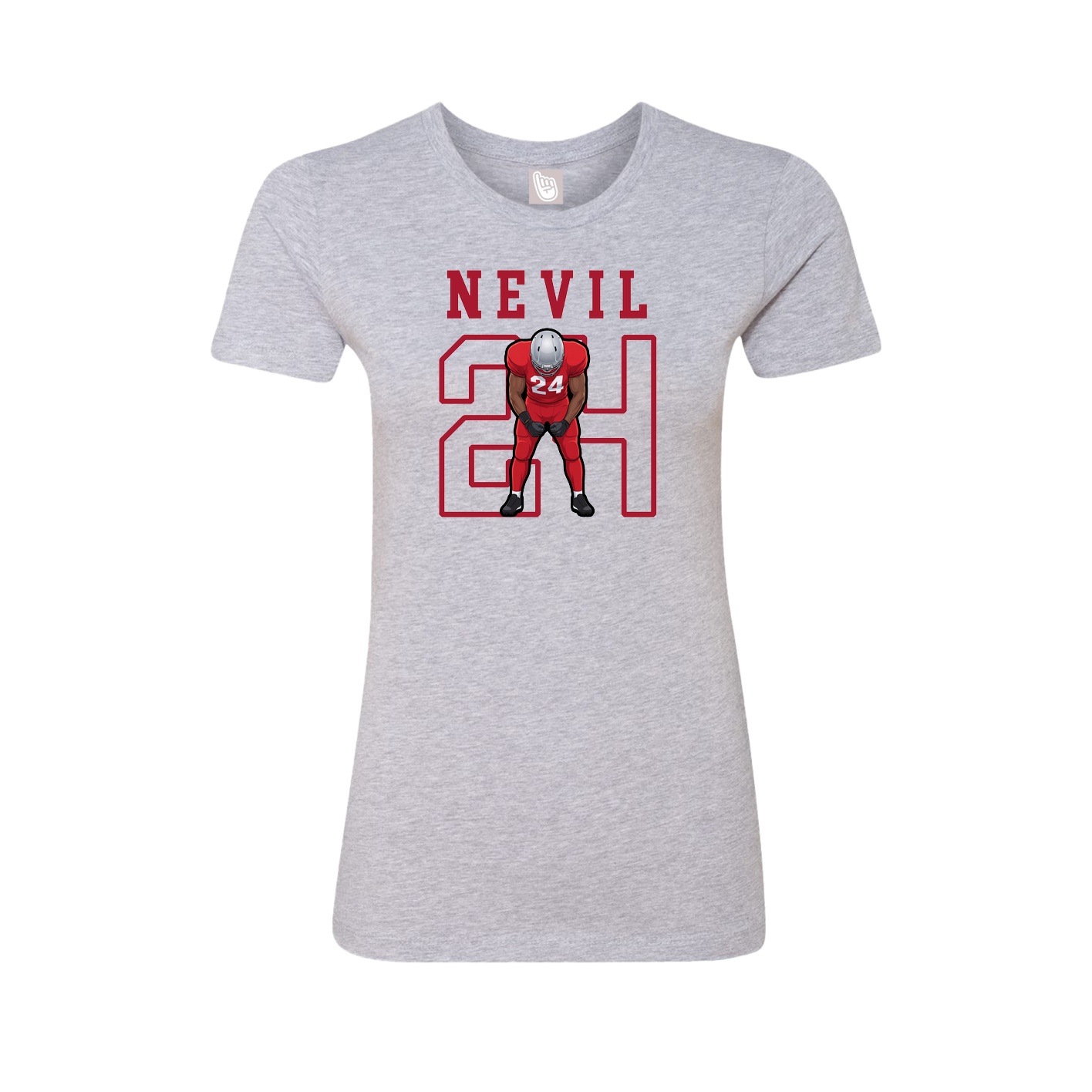 Fitted Women's Tee — Shirsey in Grey