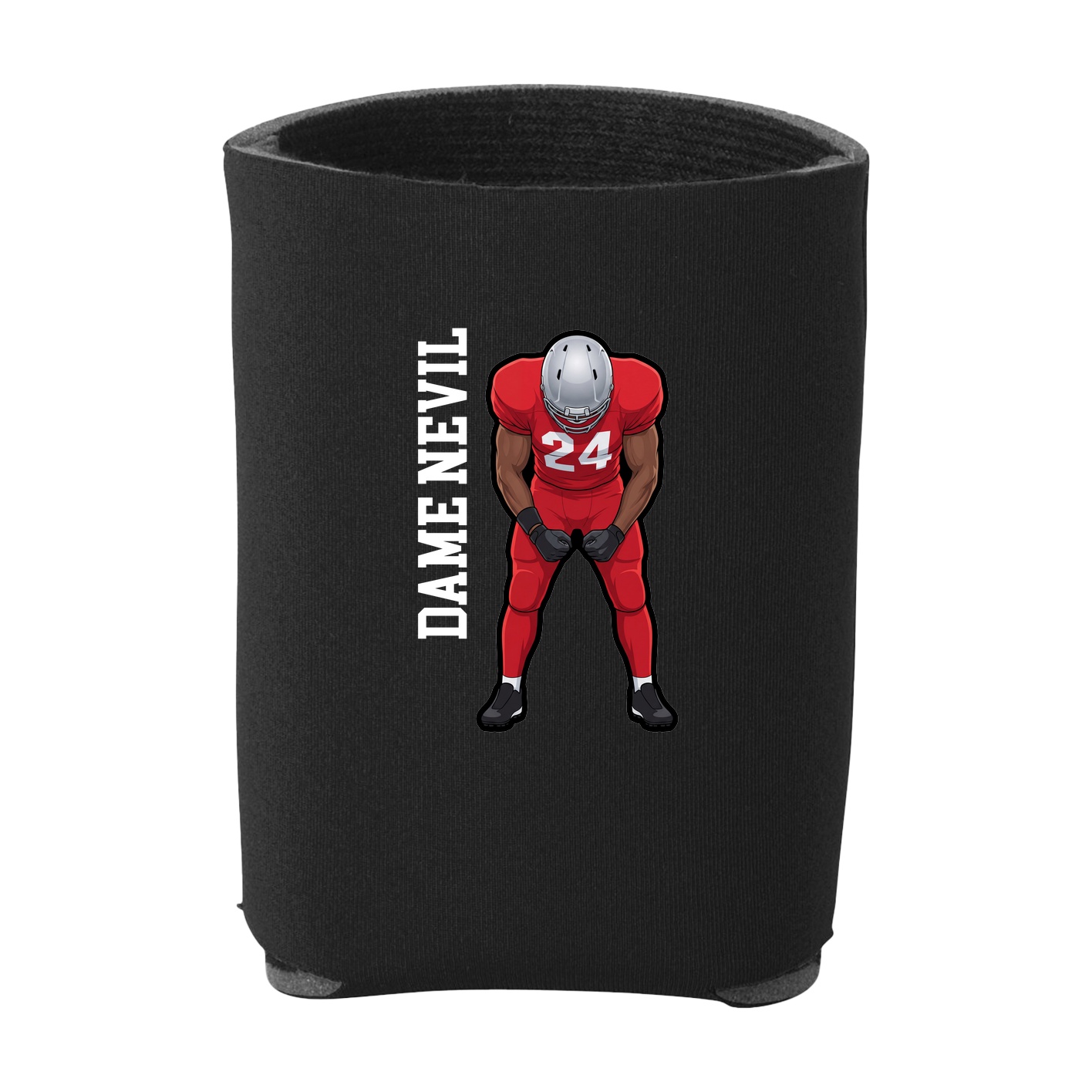 Can Holder — Name Vertical in Black
