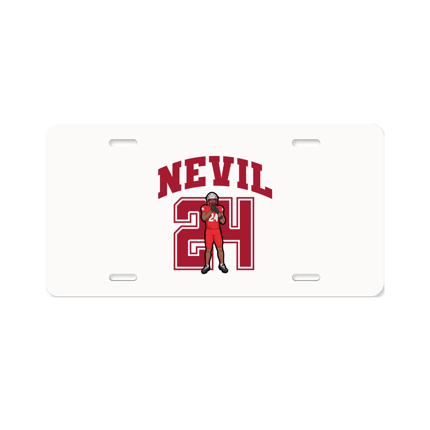 License Plate — Number in Classic
