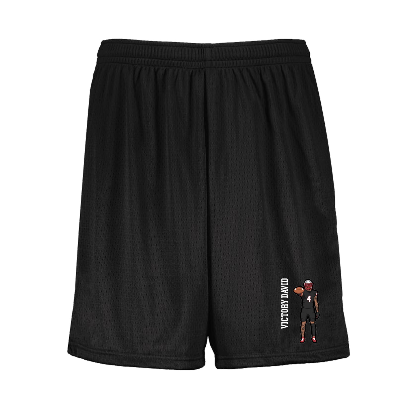 Shorts — Name Vertical in Black