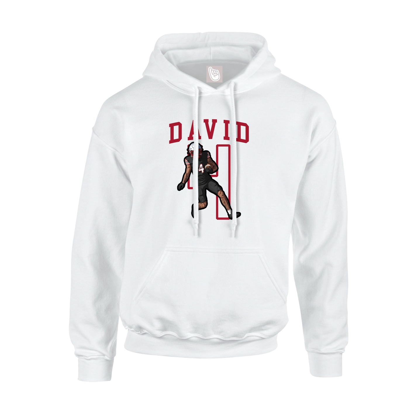 Hoodie — Shirsey in White