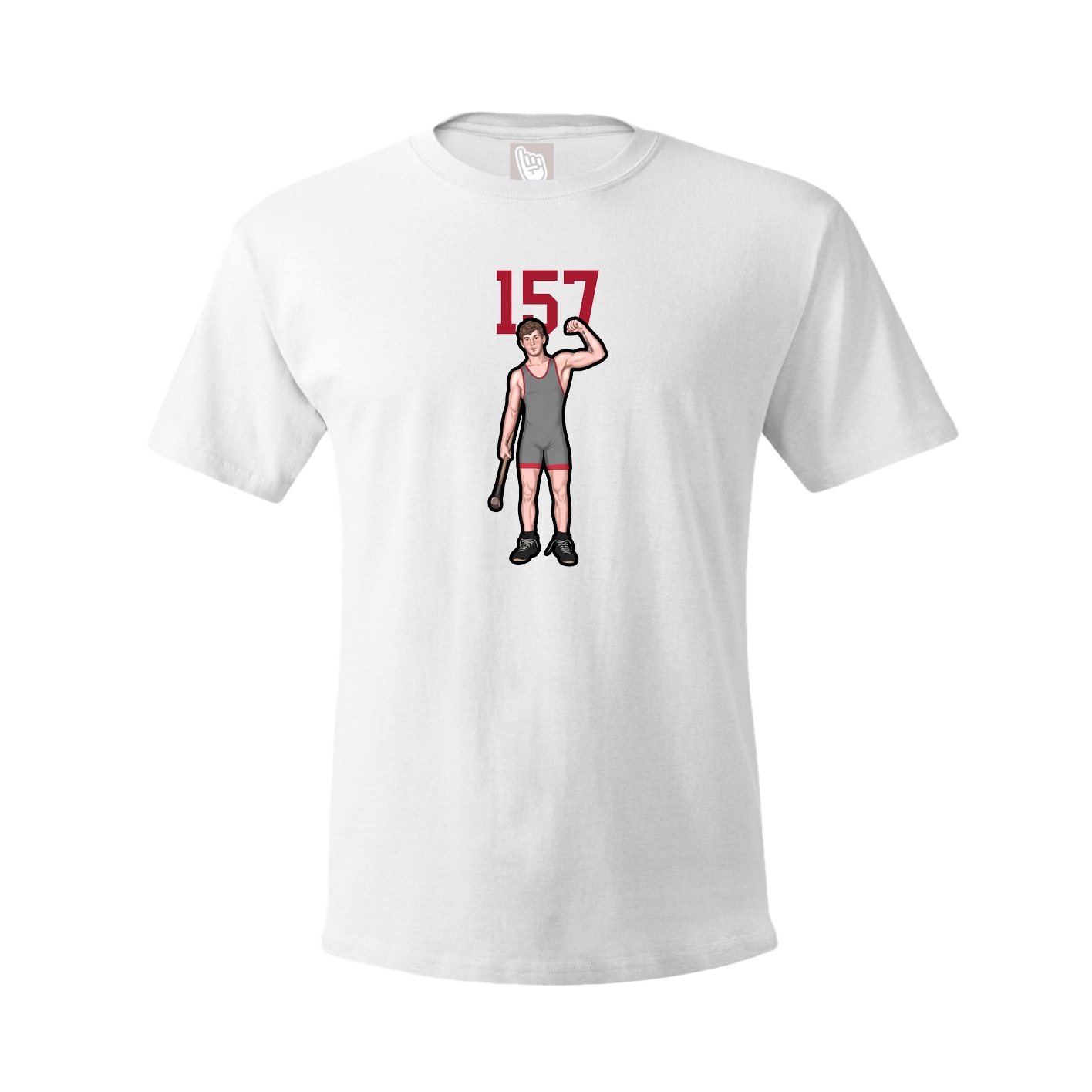Tee — Number Top in White