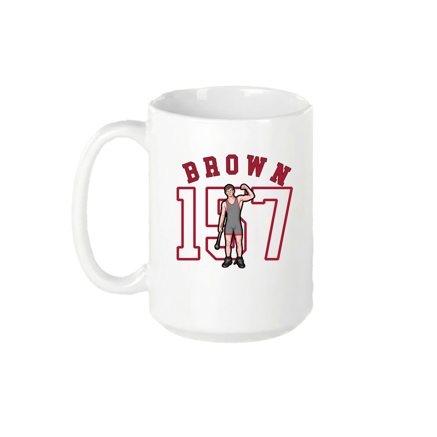 15oz Coffee Mug — Shirsey Arch in White
