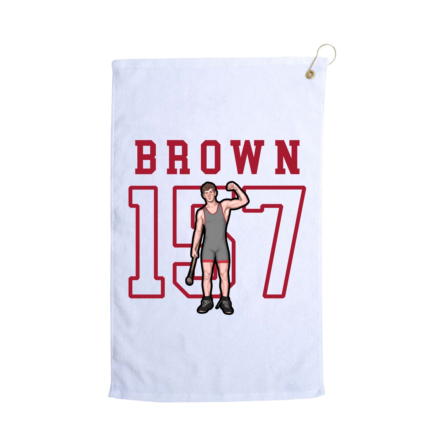 Golf Towel — Shirsey in White