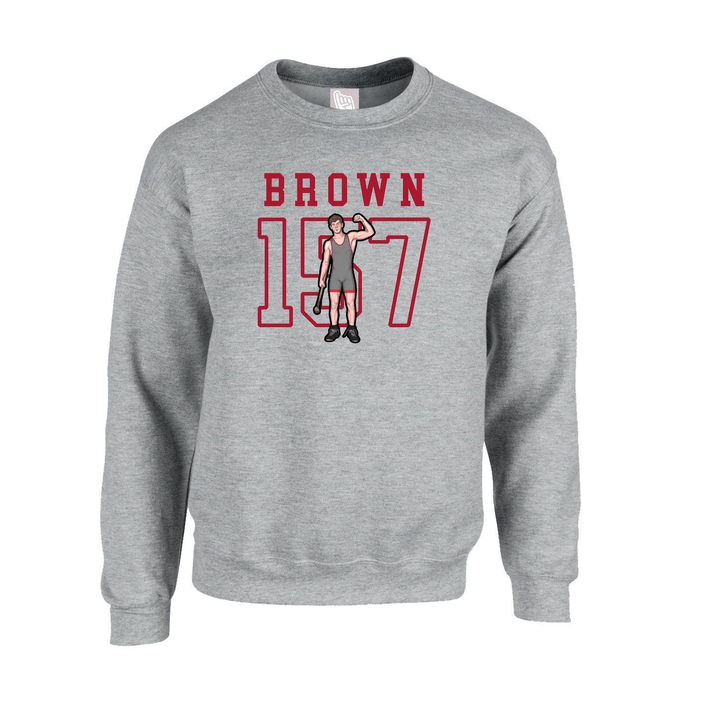 Fleece Crew — Shirsey in Grey