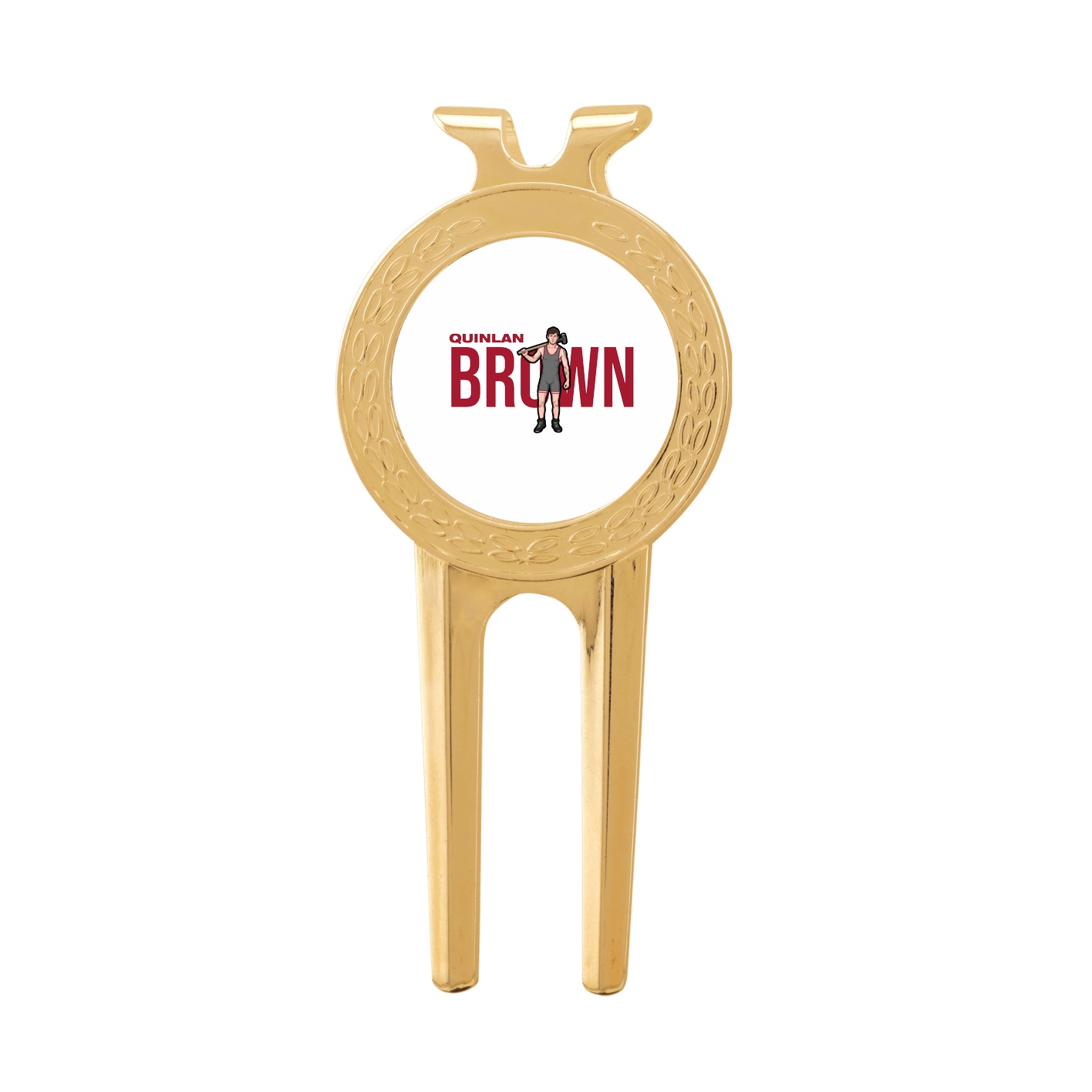 Divot Tool with Ball Marker — Player Name in Classic
