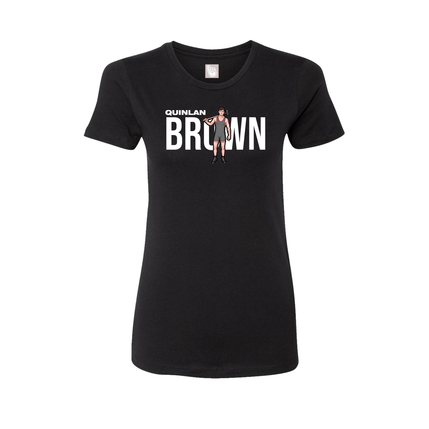 Womens Tee — Player Name in Black