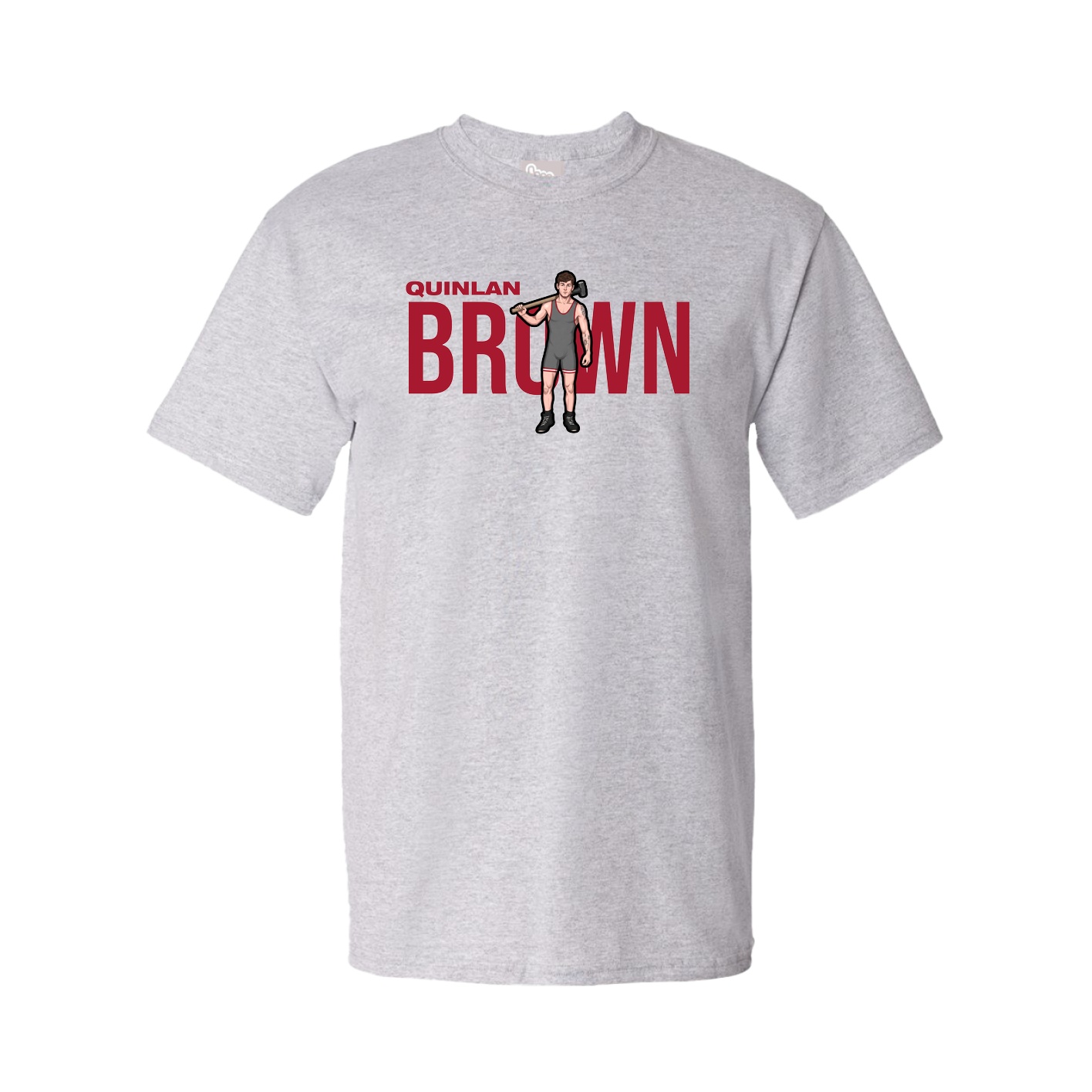 Youth Tee — Player Name in Grey